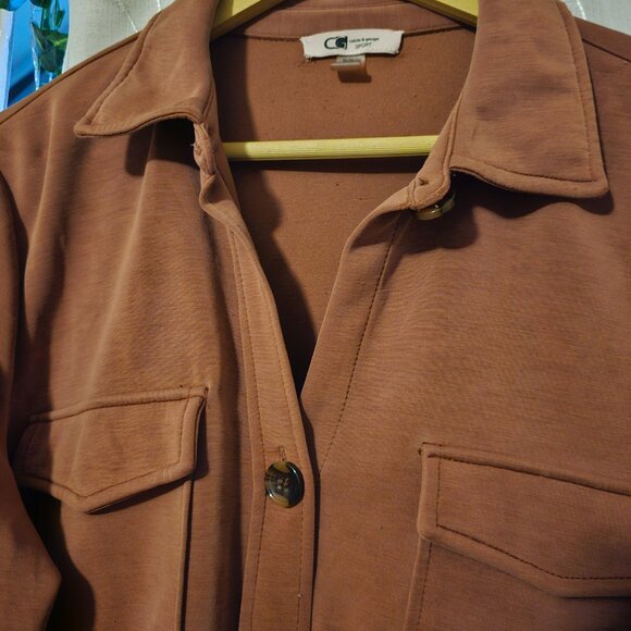 Cable and Gauge sport orange button down (M) - Picture 5 of 5